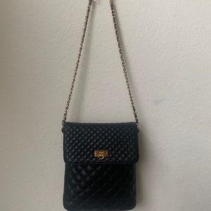 Bodhi Leather Quilted Crossbody Purse